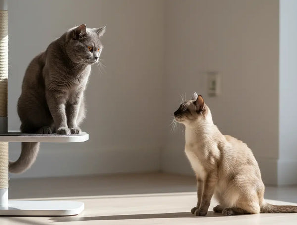 Les chats sont-ils plus heureux avec un deuxième chat ?