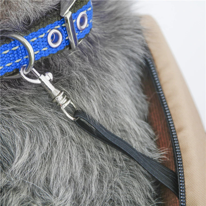 Sac transport souple respirant pour chat