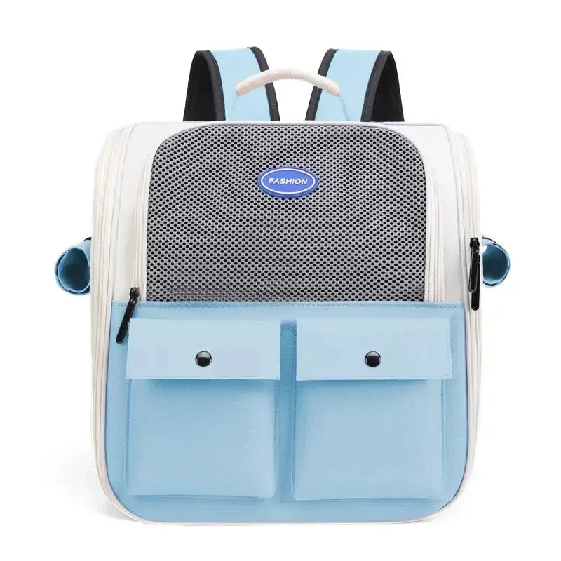 Sac à dos pliable ventilé pour chat