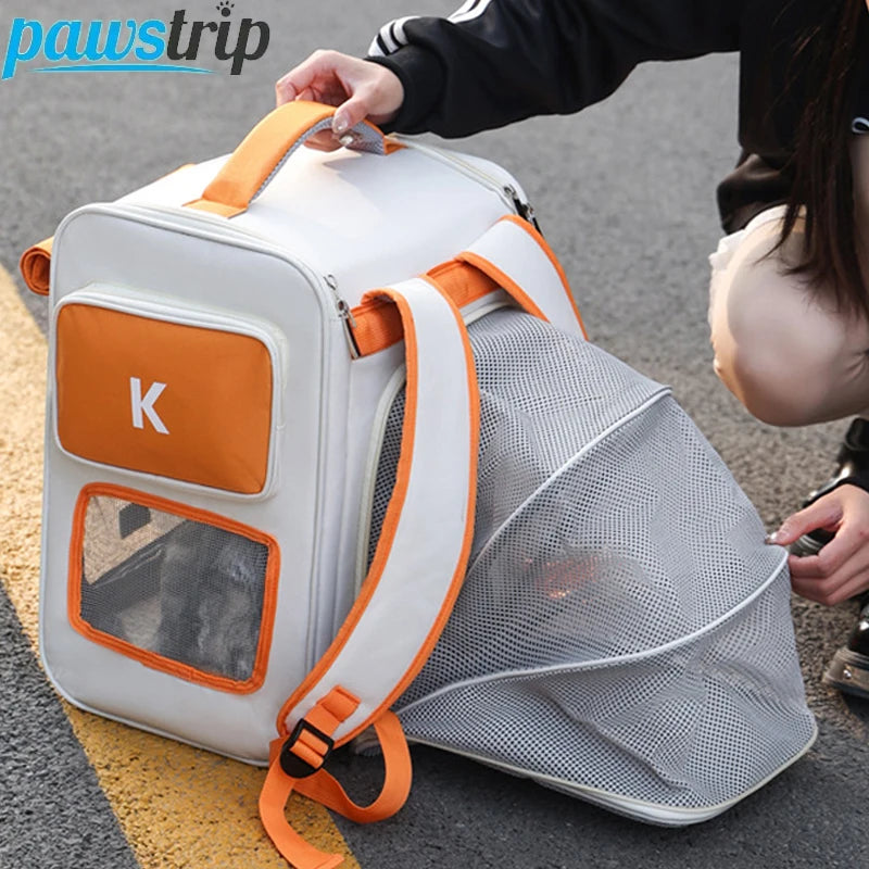 Sac à dos extensible pour chat