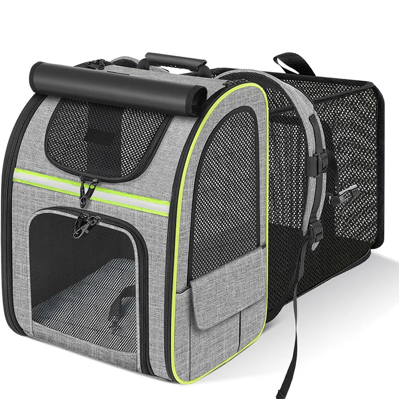 Sac à dos extensible et respirant pour chat