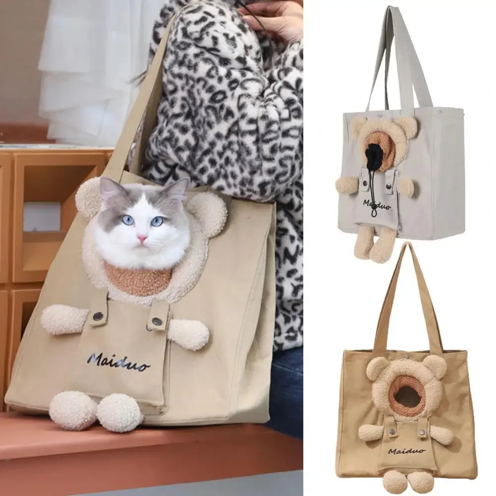 Tote Bag Chat Toile