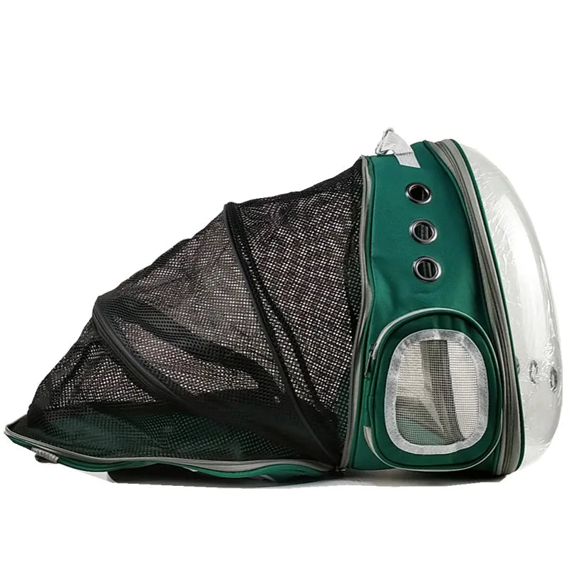 Sac de transport chat avec hublot large et transparente