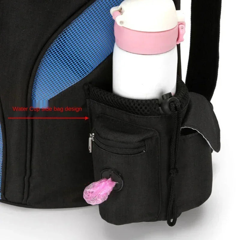 Sac transport respirant pliable pour chat