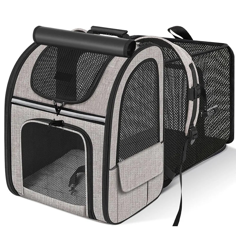 Sac à dos extensible et respirant pour chat