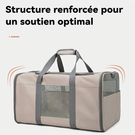 Sac à roulettes pliable pour chat avec poignée télescopique – photo 1