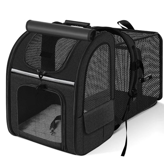 Sac à dos extensible et respirant pour chat