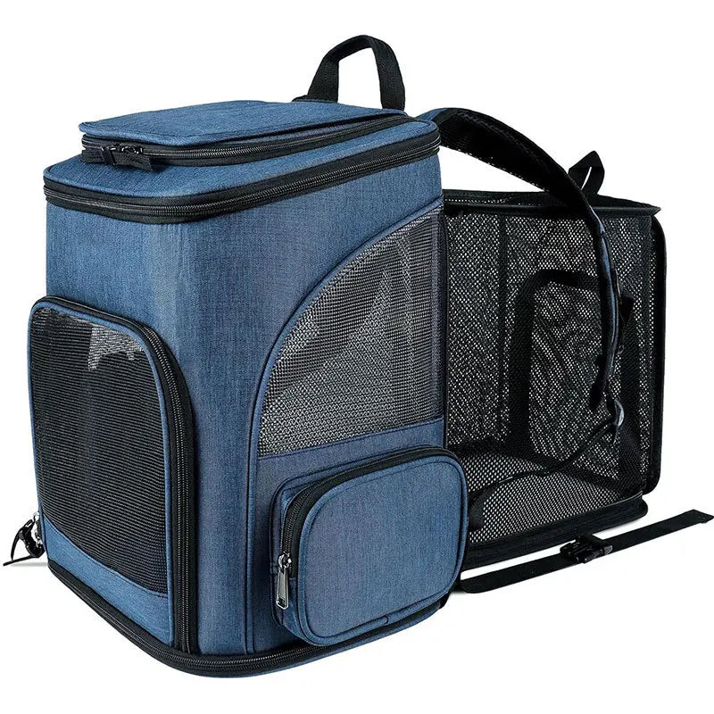 Sac à dos extensible respirant pour chat