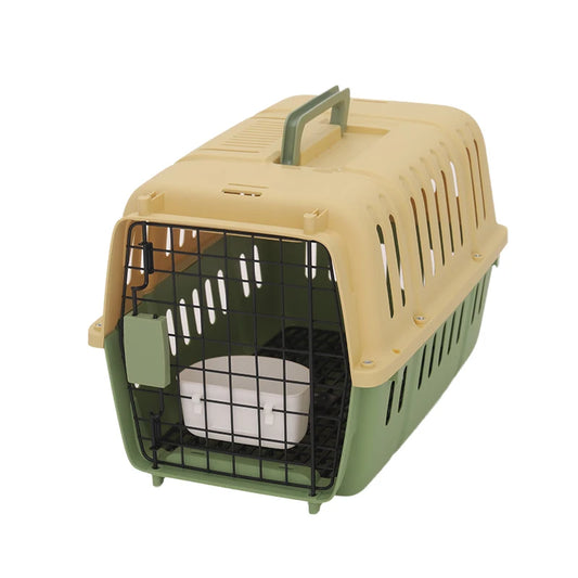 Cage de Transport Chat Jaune