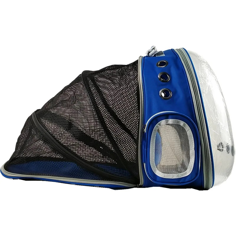 Sac de transport chat avec hublot large et transparente