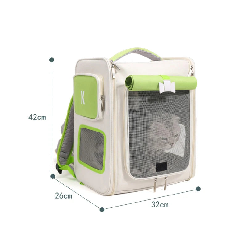 Sac à dos extensible pour chat