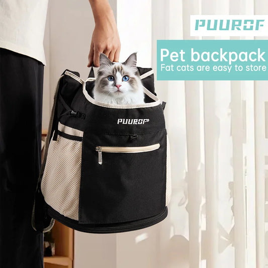 sac de transport chat respirable