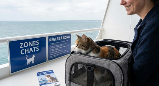 Chat et traversée en ferry : réglementation et confort à bord