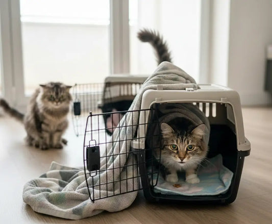 Comment mettre un chat agressif dans une cage de transport ?