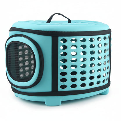 Cage de transport chat pliable et respirante Vert