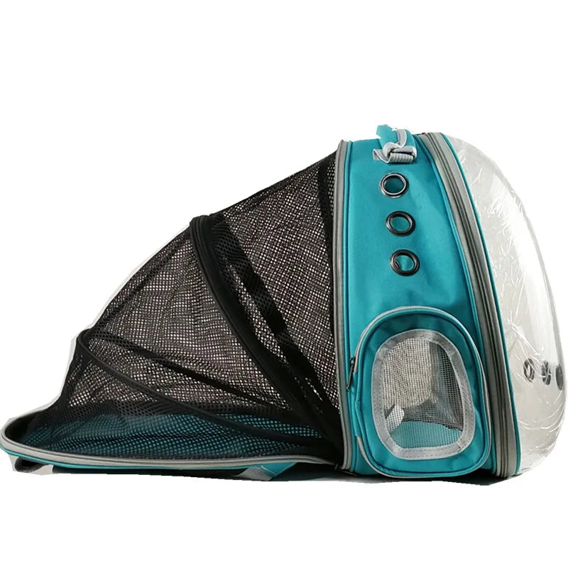 Sac de transport chat avec hublot large et transparente