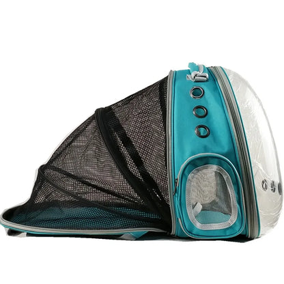 Sac de transport chat avec hublot large et transparente