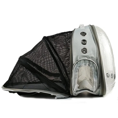 Sac de transport chat avec hublot large et transparente