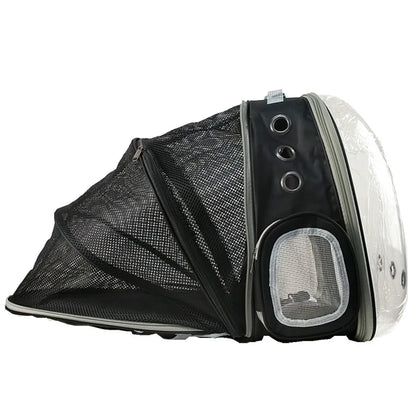Sac de transport chat avec hublot large et transparente