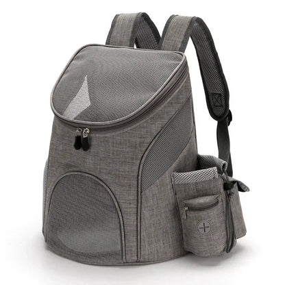 Sac transport respirant pliable pour chat