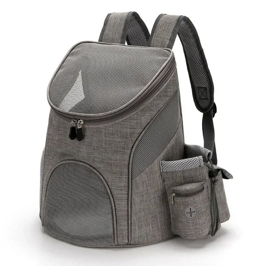Sac transport respirant pliable pour chat