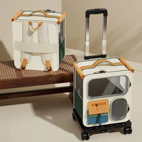 Sac de transport trolley pliable pour chat