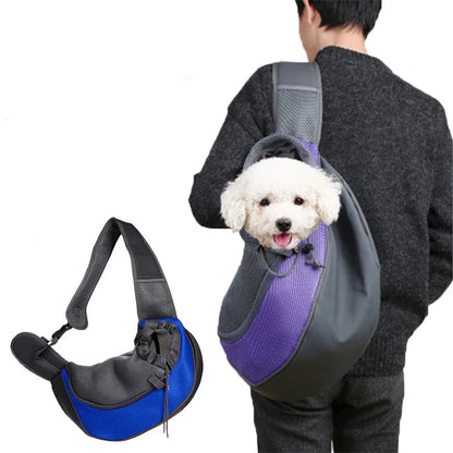 Sac de transport chat en bandoulière ventral