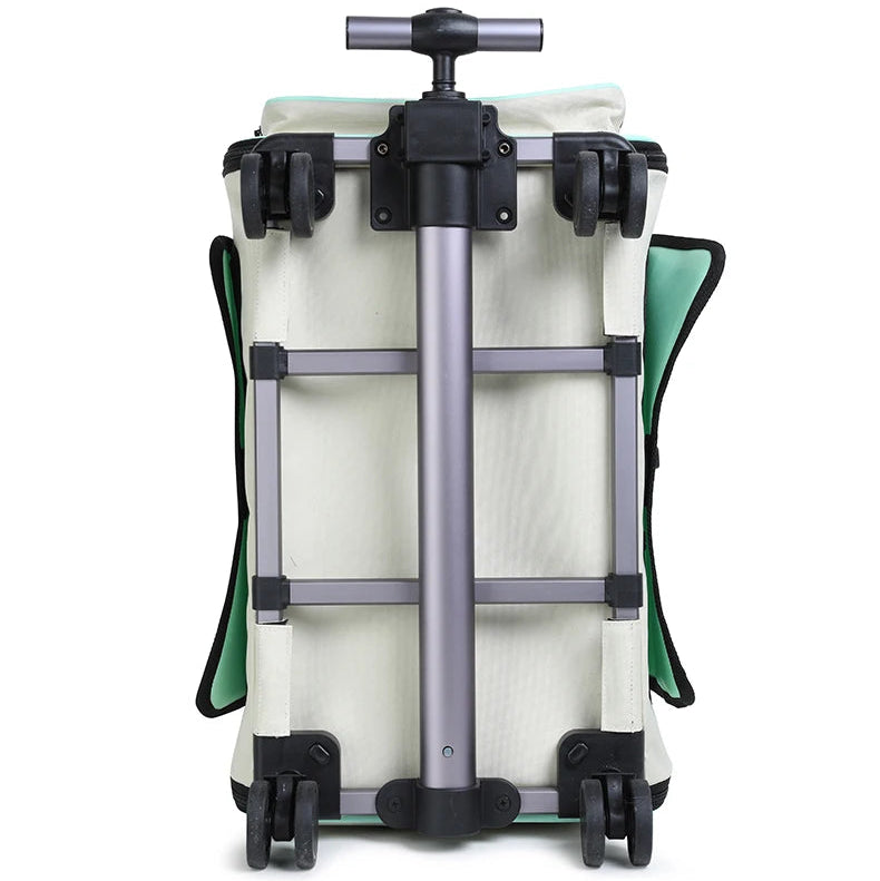 Sac à roulettes pour chat avec poignée télescopique