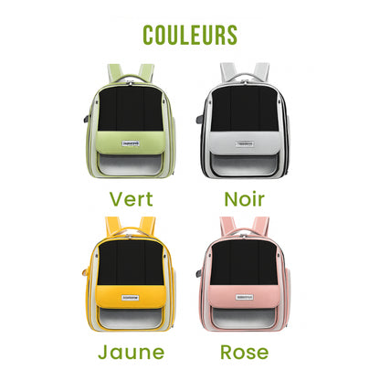 Sac de transport transparent sécurisé noir