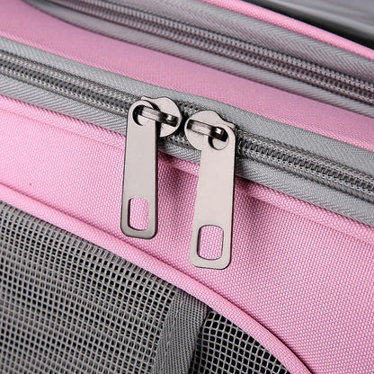 Sac à dos transport chat rigide et sécurisé - Gris