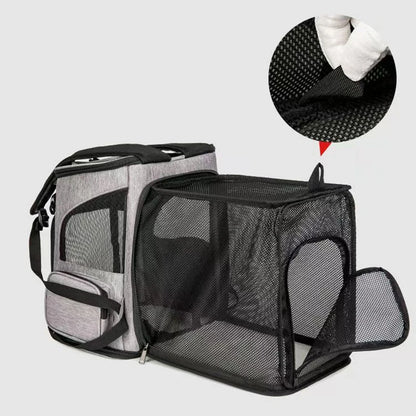 Sac à dos extensible respirant pour chat