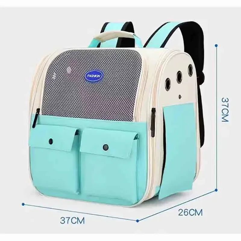 Sac à dos pliable ventilé pour chat
