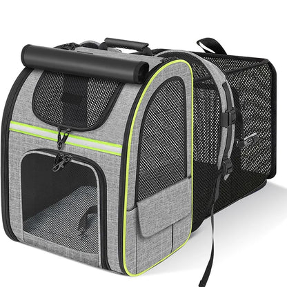 Sac à dos extensible et respirant pour chat