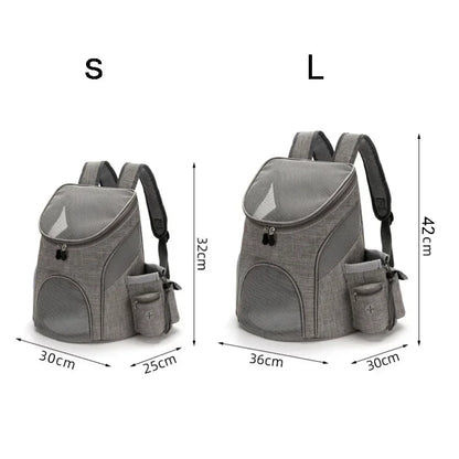 Sac transport respirant pliable pour chat
