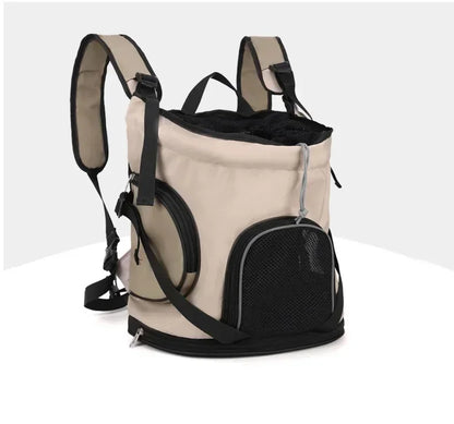 Sac à dos de transport gris pour chat