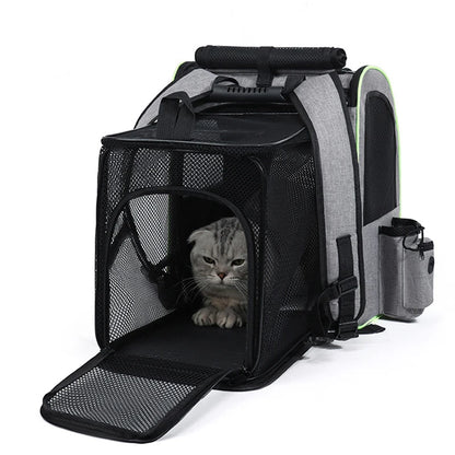 Sac à dos extensible et respirant pour chat