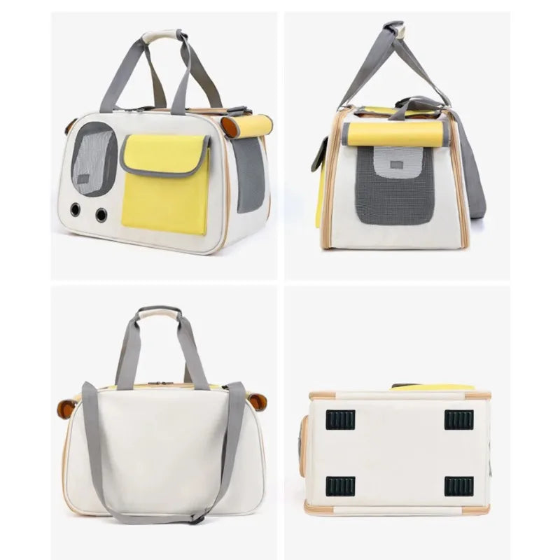 Sac de transport ventral pliable pour chats