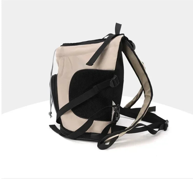 Sac à dos de transport gris pour chat
