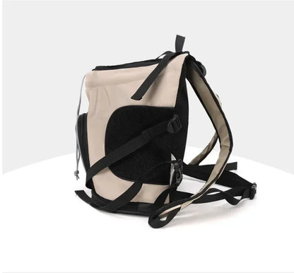 Sac à dos de transport gris pour chat