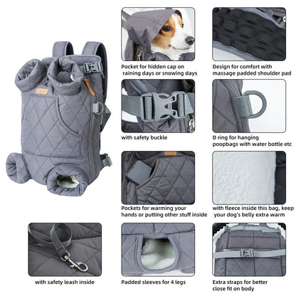 Sac ventral de transport pour chat