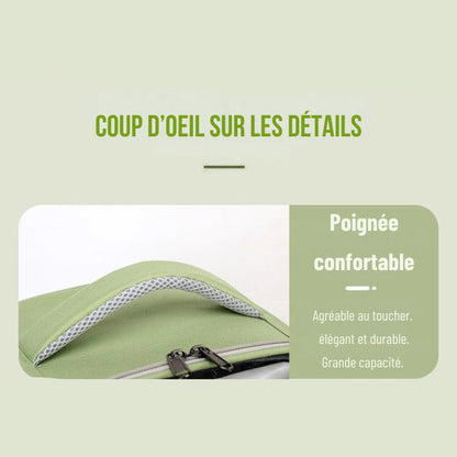 Sac de transport transparent sécurisé noir