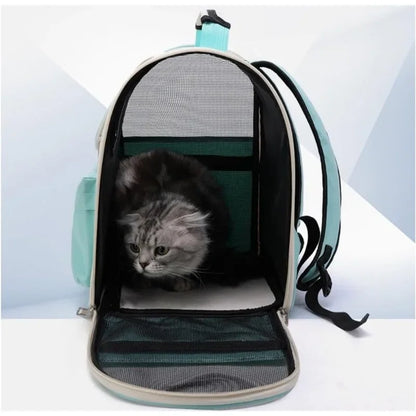 Sac à dos transparent pour chat Hello Cat