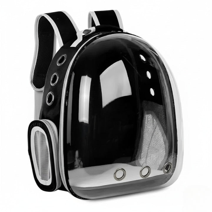 Sac à dos transport capsule transparent pour chat