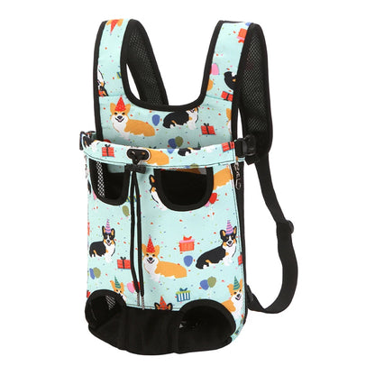 Sac de transport ventral pour chat avec pattern Chien Cadeau