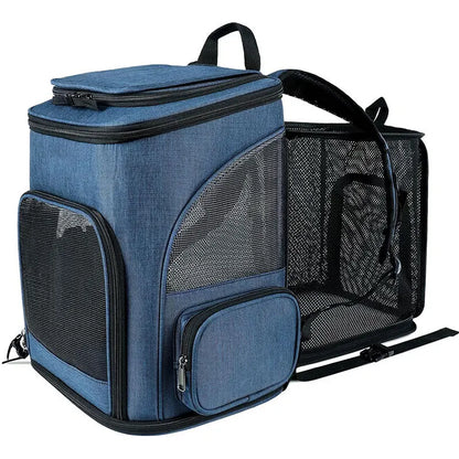 Sac à dos extensible respirant pour chat