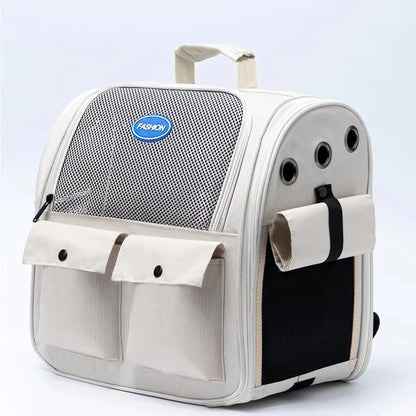 Sac à dos pliable ventilé pour chat