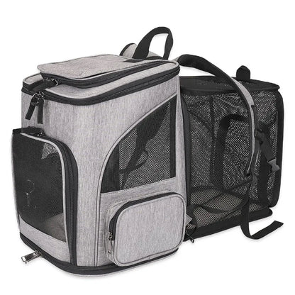 Sac à dos extensible respirant pour chat