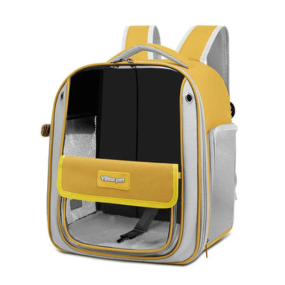 Sac de transport transparent sécurisé jaune