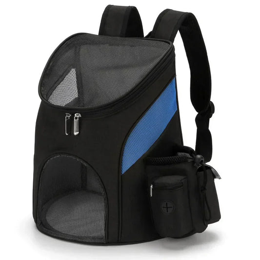 Sac transport respirant pliable pour chat