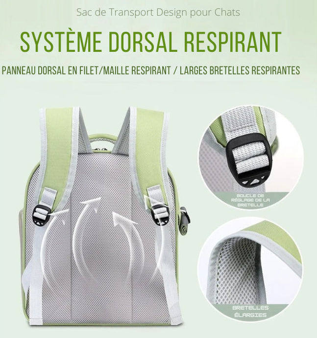 Sac de transport transparent sécurisé noir